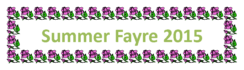 Text Box: Summer Fayre 2015